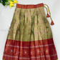 Wonderful Maroon Color Silk Langa Set With Stone And Zari Work In Chandler
