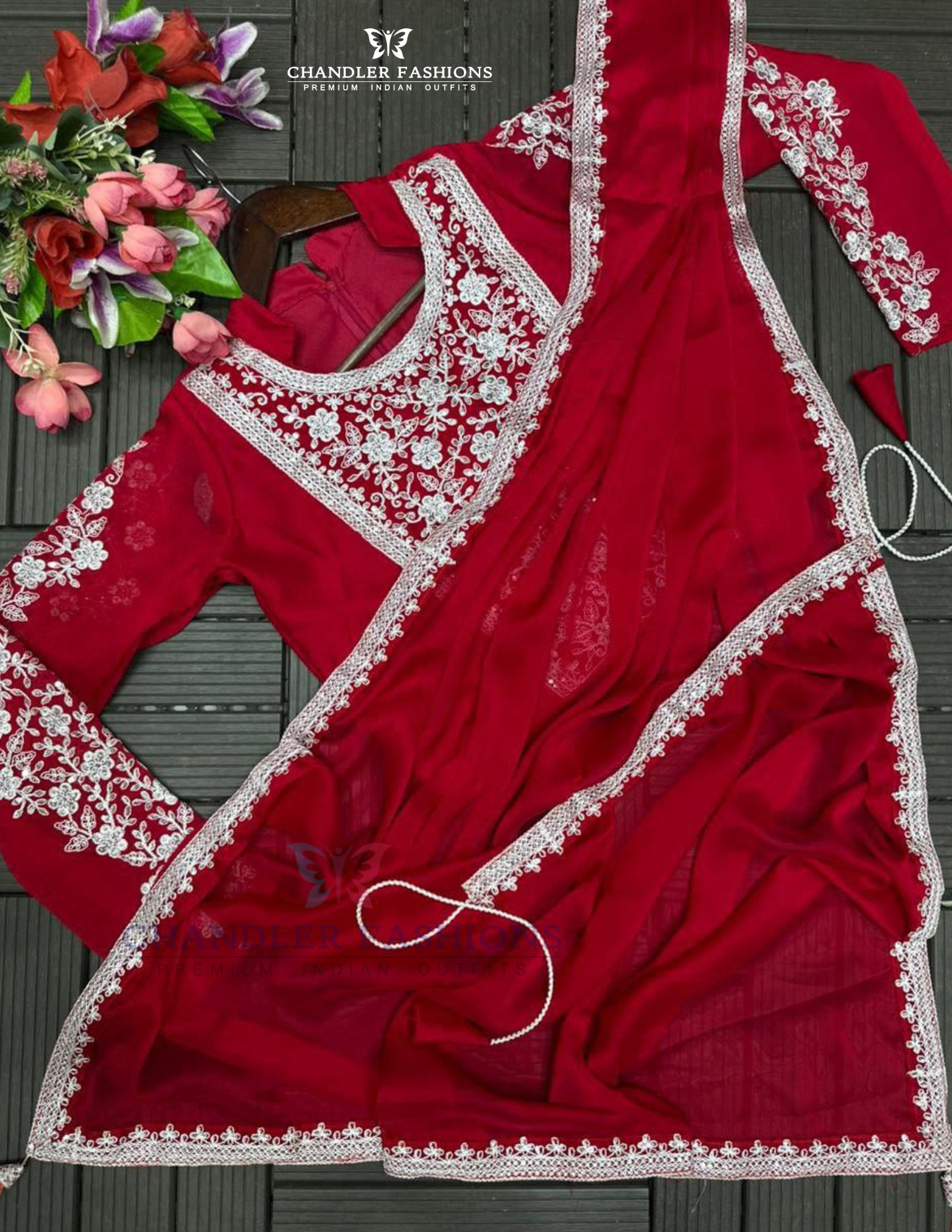 Charming Dark Pink Color Heavy Rangoli Ready To Wear Saree For Women