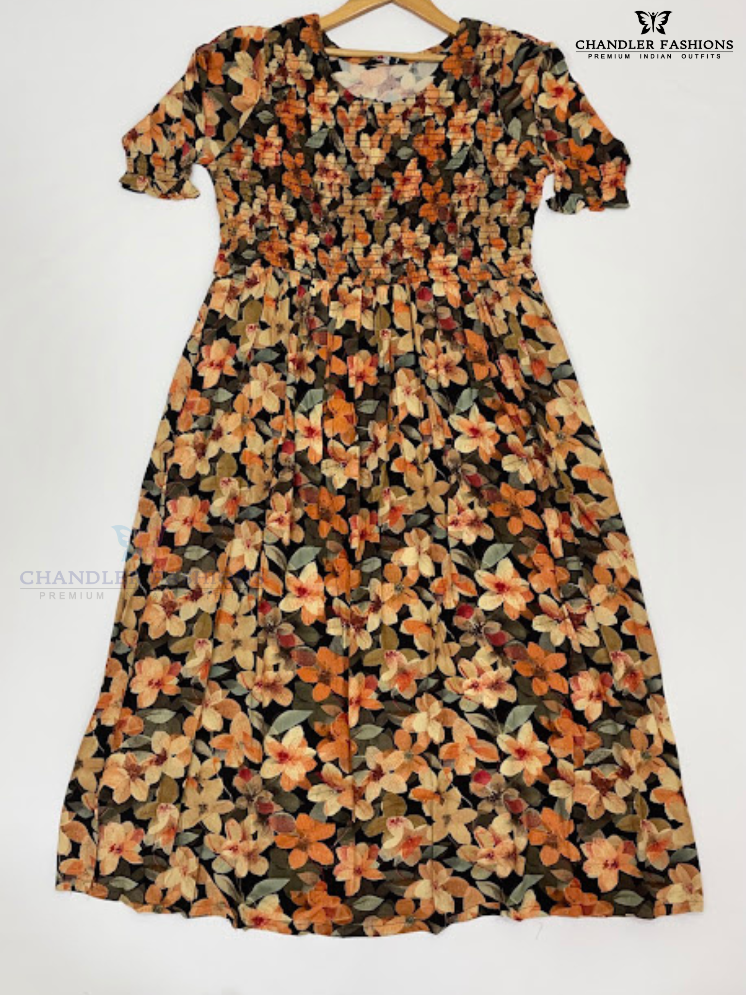 Exquisite Multi Color Elastic Kurti With Flower Design In USA