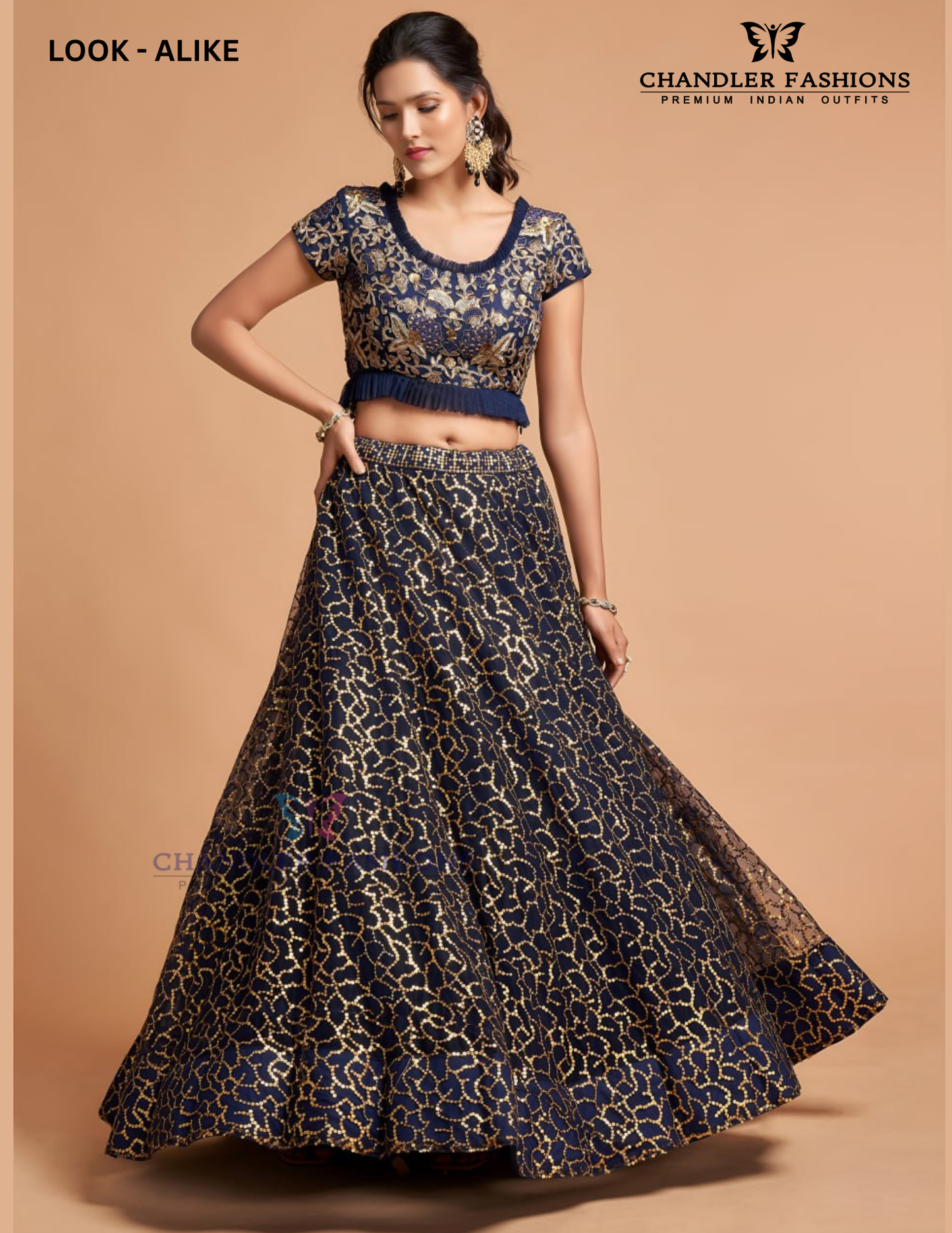 Blue Color Soft Net With Thread Embroidery And Sequins Work Lehenga Choli In USA