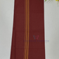 Maroon Color With Yellow Boder Cotton Dhoti Near Me