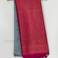 Gray Color Soft Silk Saree With Contrast Rich Pallu For Women Near Me