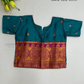 Green Color With Zari Work Choli Set For Girls In Suncity