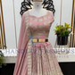 Sequins Work Wedding Lehenga Choli Near me