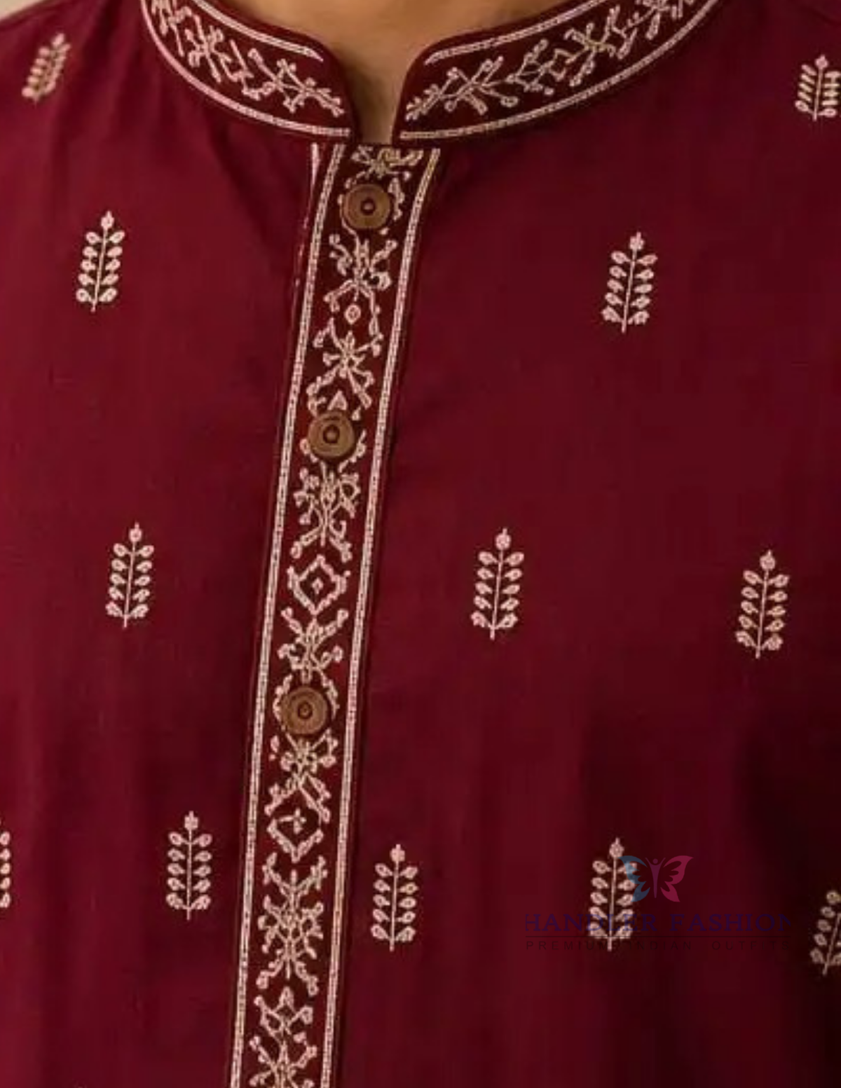  Brown Color Cotton Short Kurta For Men