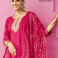 Attractive Pink Color Rayon With Embroidery Work Salwar Suits For Women Near Me