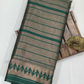 Attractive Green Colored Silk Cotton Saree For Women Near Me