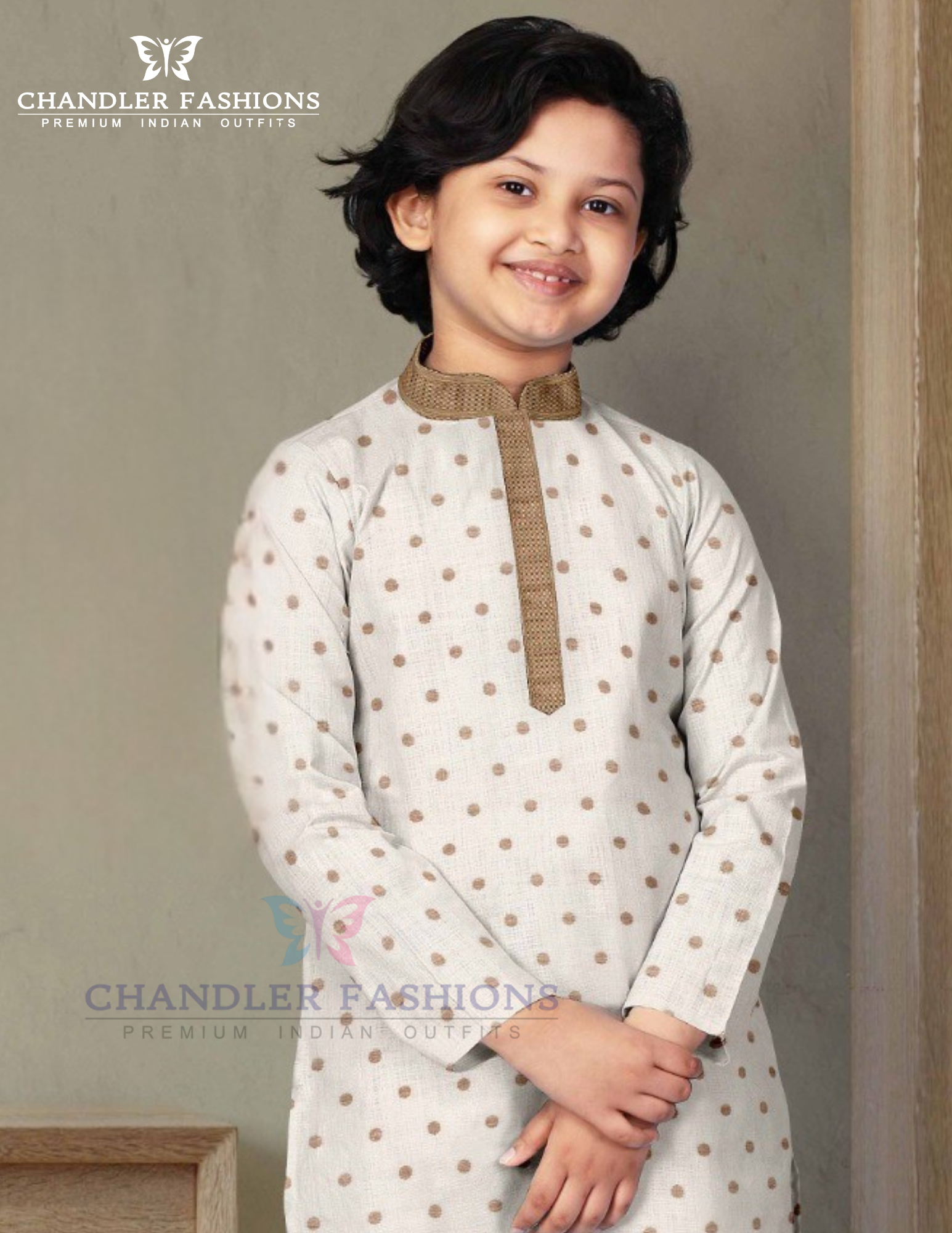 White Color Boys Kurta With Pajama Set Near Me