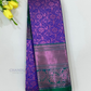 Stunning Blue color Art Silk Saree With Zari Work For Women