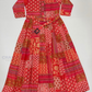 Pink Color Rayon Work Belt Kurti In USA