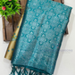 Gold Color Silk Saree With Rama Green Color Border Near Me