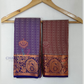 Violet Color With Copper Zari Border Art Silk Saree For Women Near Me