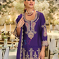 Purple Color Chinon With Embroidery Work Palazzo Suits And Dupatta In USA