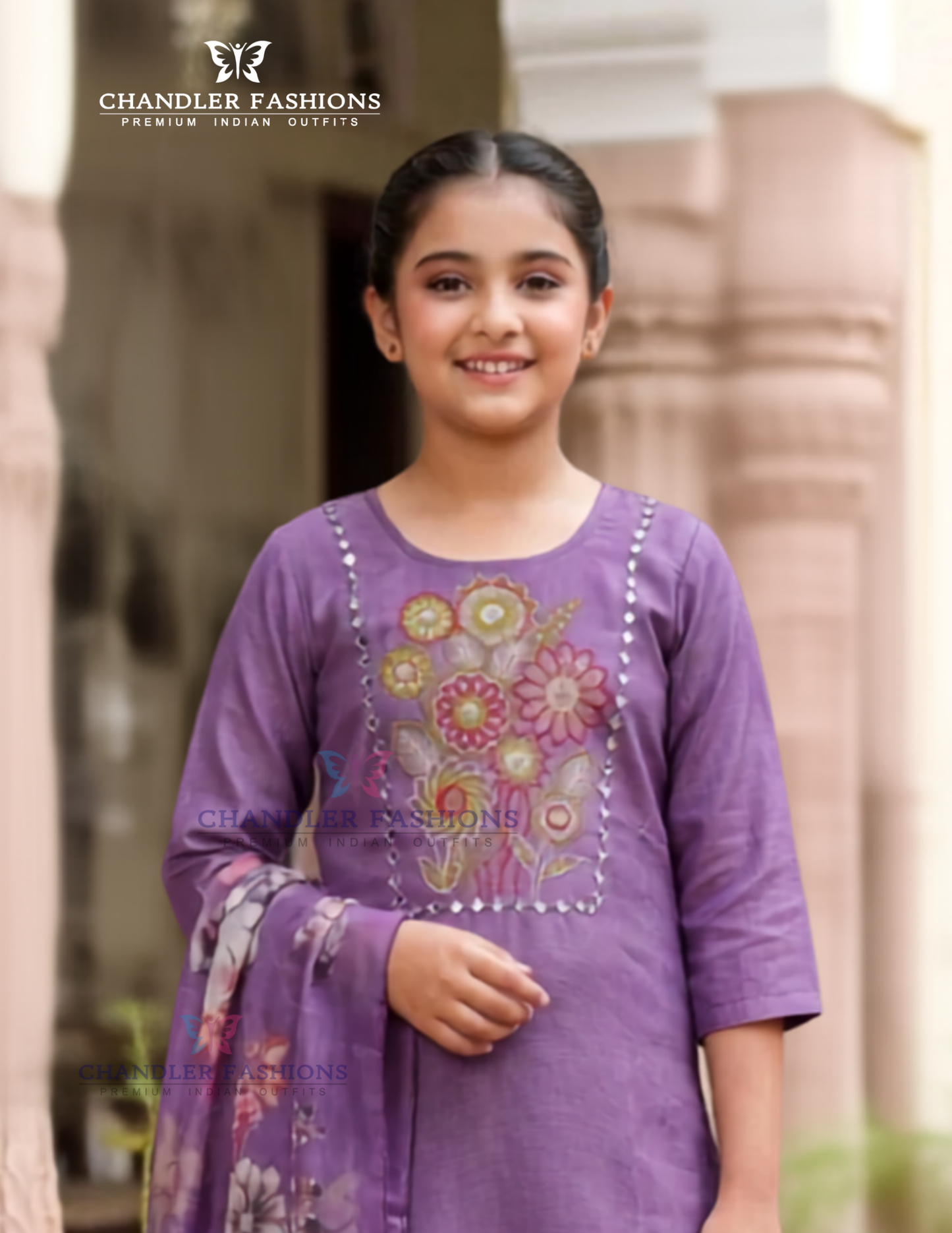 Stunning Purple Color Silk With Embroidery Work Kurti Suits Near Me