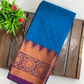 Blue Color Soft Silk Saree With Zari Work Near Me