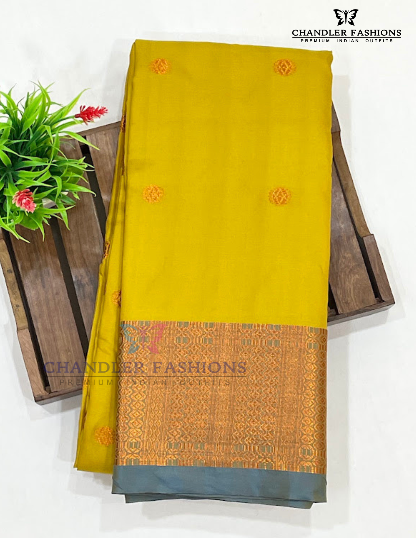 Yellow Color Soft Silk Saree Near Me