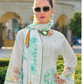 White Color Pure Cotton Salwar Suits With Digital Print Work In Chandler