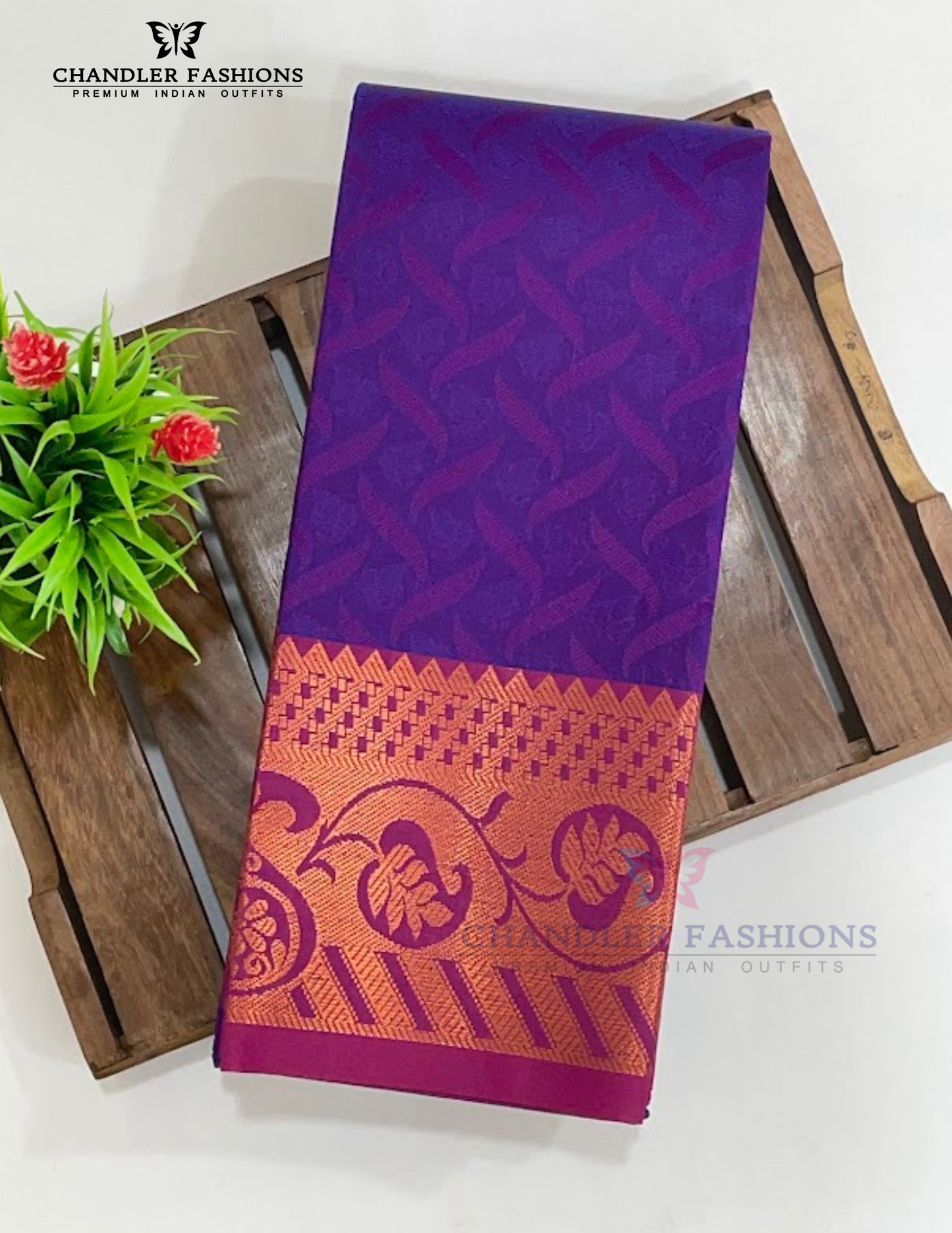 Alluring Purple Color Art Silk Saree With Zari Work For Women Near Me