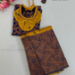 Charming Blue Color Silk Langa Set With Designer Zari Work In Mesa