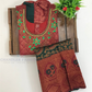 Pleasing Maroon And Pink Color Silk Langa Set With Stone And Zari Work In Chandler