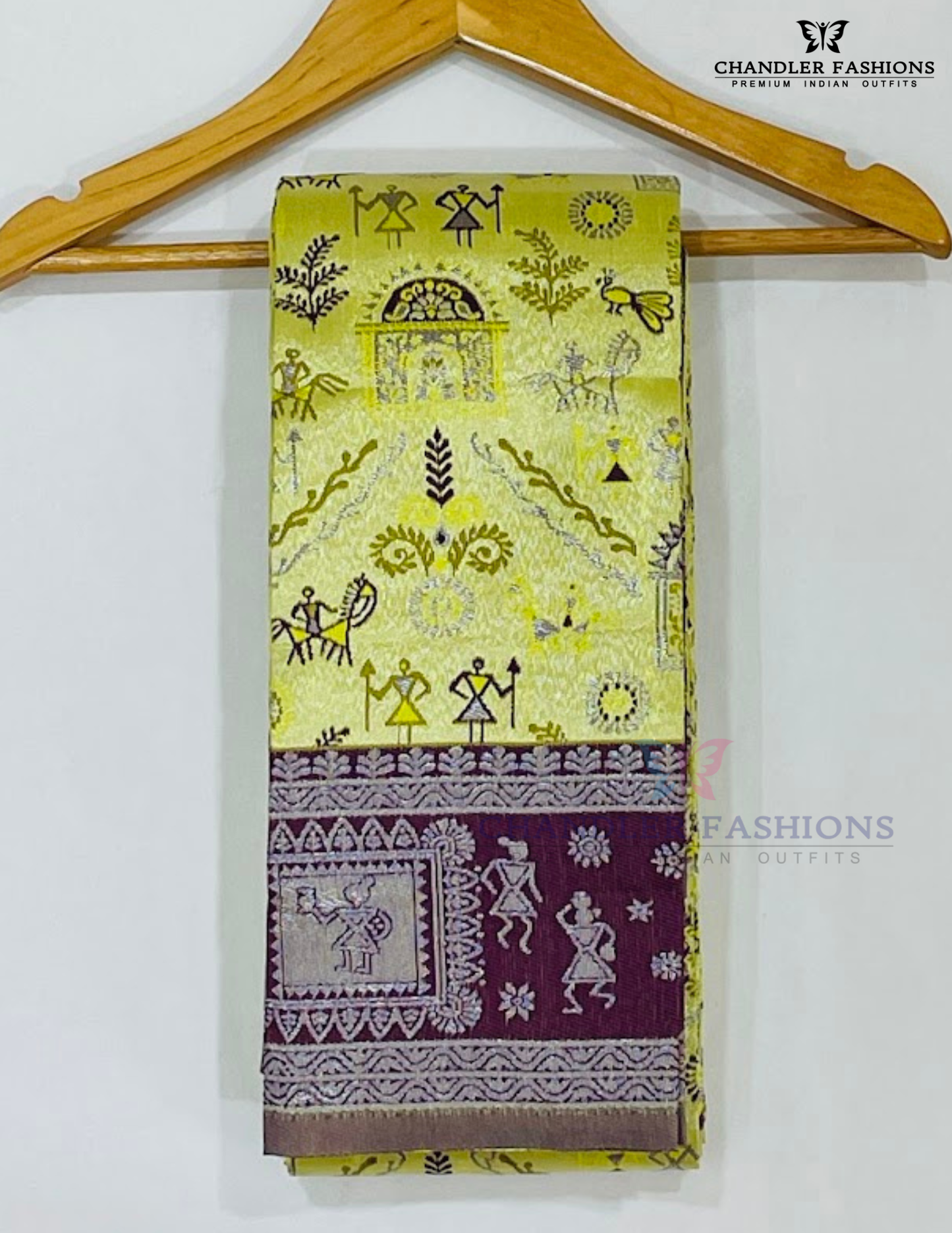 Alluring Green Color Art Silk Saree With Self Design Near me