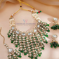 Green Pearl Choker Set In Mesa