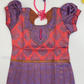 Pink Colored Silk Langa Sets With Stone Work In Suncity