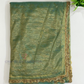 Attractive Green Color Saree Soft Organza With Beads Border Work For Women Near Me
