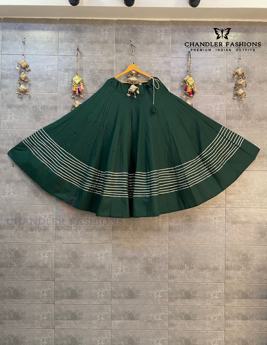 Stunning Green Color Lace and Ribbon Work Rayon Chaniya Lehenga For Women