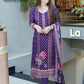 Alluring Purple Color Chinon With Embrodery And Mirror Work Kurti Suits For Women Near Me