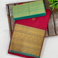 Beautiful Red Color Pure Kanchi Silk With Gold Zari Work Saree Near Me