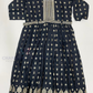  Black Color Sequins Thread Embroidery Work Kurti In USA