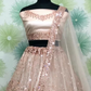 Heavy Net Embroidery Sequins Work Lehenga With Dupatta Near Me