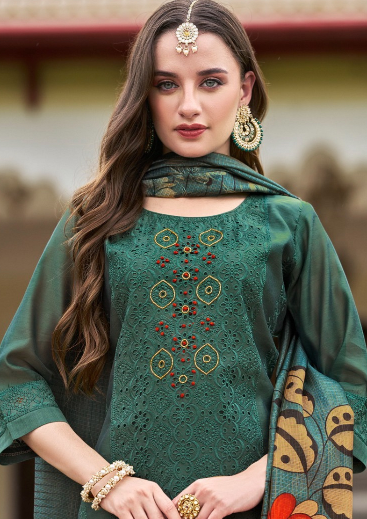 Chanderi Silk Salwar Suits For Women Near Me