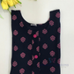 Alluring Blue Color Rayon Printed Work Kurti For Girls Near Me