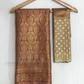 Gold Color Tissue Silk Saree With Designer Blouse Near Me