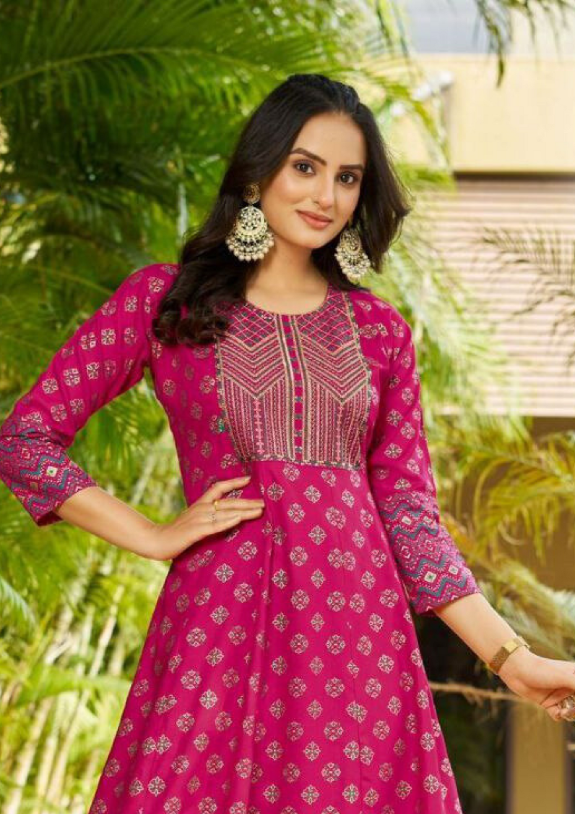  Pink Color Rayon Kurti Near Me