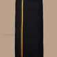 Elegant Black Color Dhoti With Golden Zari Border Near Me