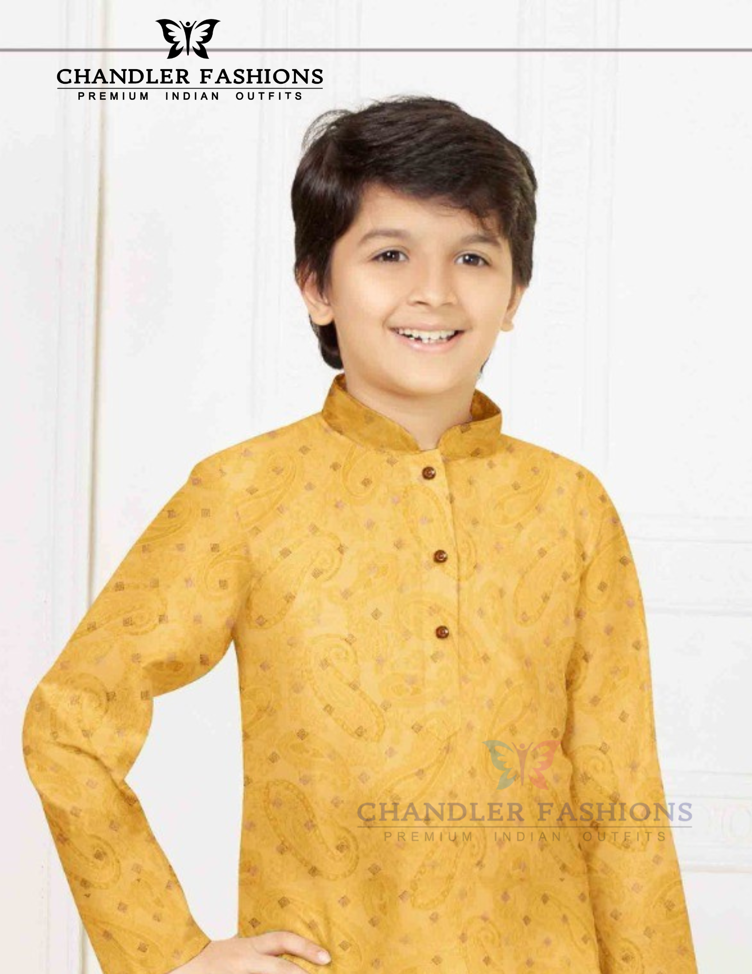 Wonderful Mustard Yellow Color Poly Cotton Kurta Near Me