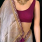 Beige Color Tissue Silk Saree Near Me