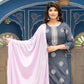 Blue Colored Kurti With Dupatta Sets For Women Near Me