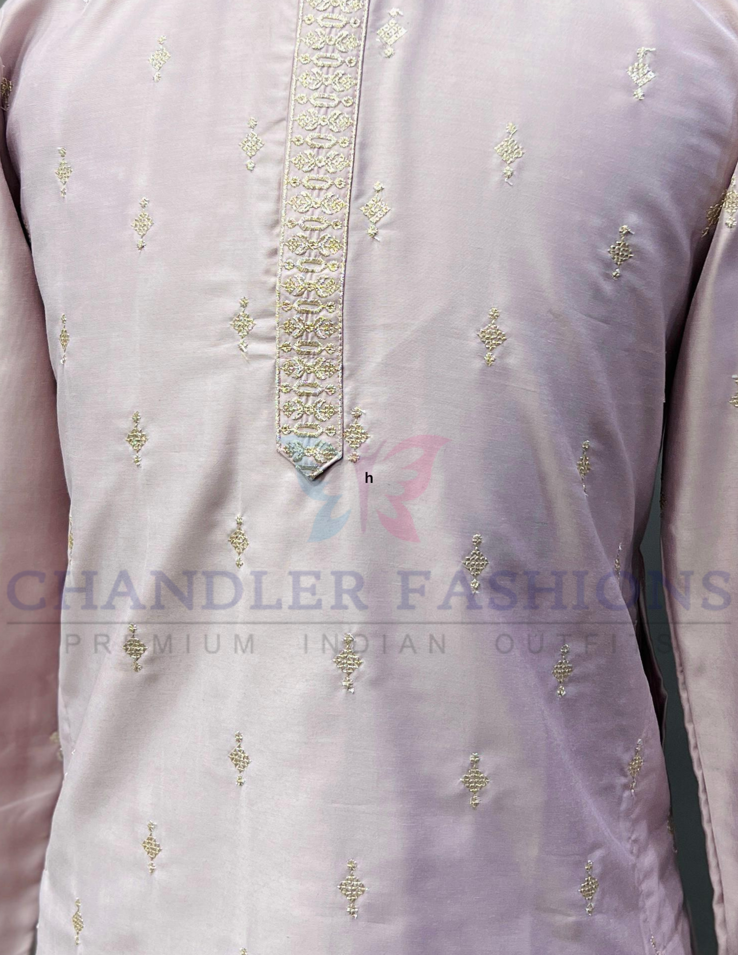 Light Purple Matka Silk With Embroidered Kurta Suit Near Me