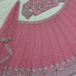 Embroidered Sequins Work Lehenga Choli With Dupatta In Sedona