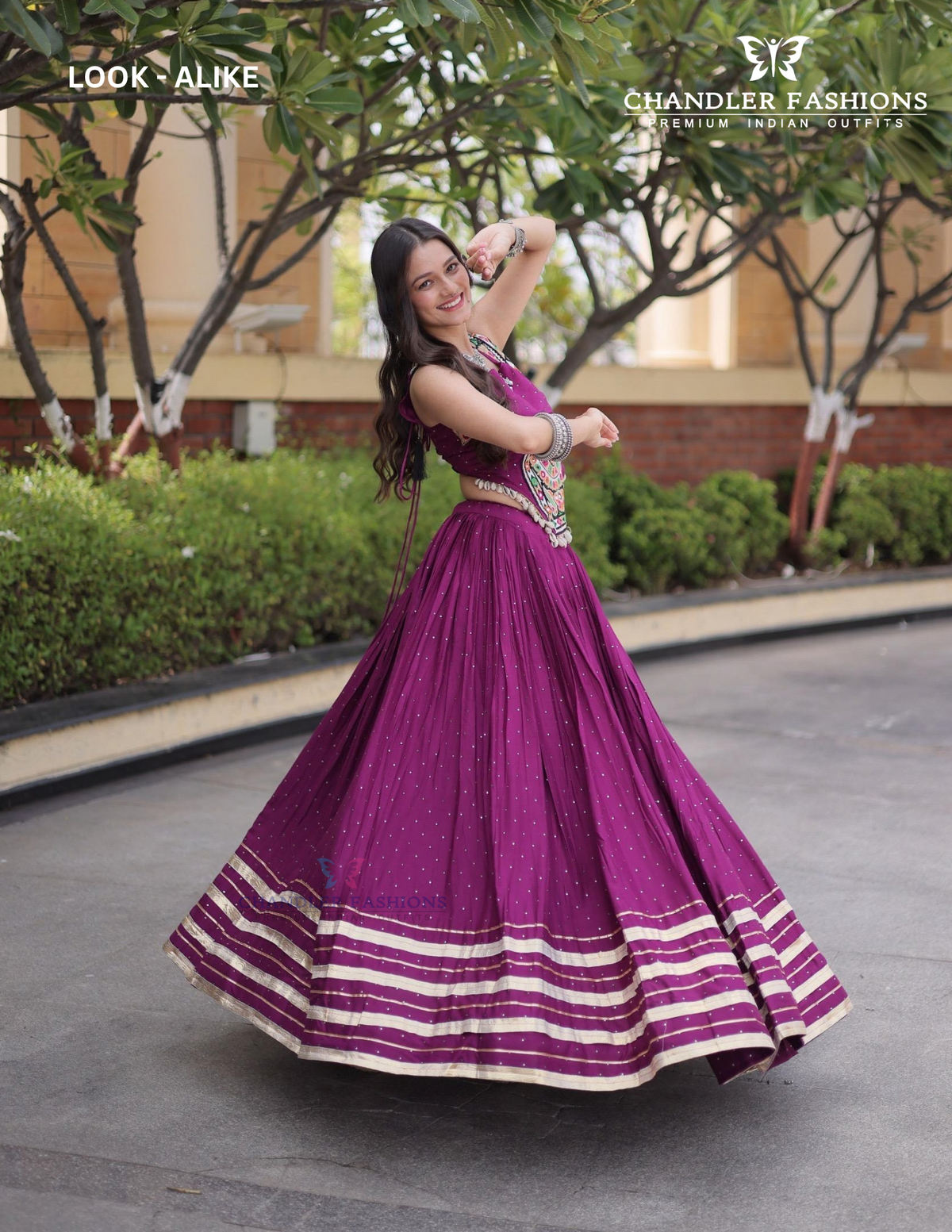 Purple Color Rayon With Gamthi And Mirror Work Chaniya Choli Near Me