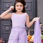 Lavender Color Georgette Palazzo Suits Near Me