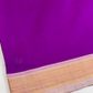  Cotton Saree With Gold Zari Border In Mesa