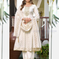 Stunning White Color Rayon With Embroidery And Sequins Work Salwar Suits For Women