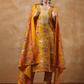 Attractive Yellow Color Cotton Blend With Embroidery And Sequins Work Salwar Suits For Women