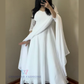 White Color Georgette Anarkali Gown In Prescott