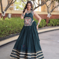 Wonderful Green Color Rayon With Gamthi And Mirror Work Chaniya Choli For Women